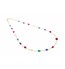 Multi-Colour Ruby, Emerald & Sapphire Pebble Necklace