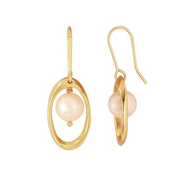 Drop Pearl hanging Pearl Earrings