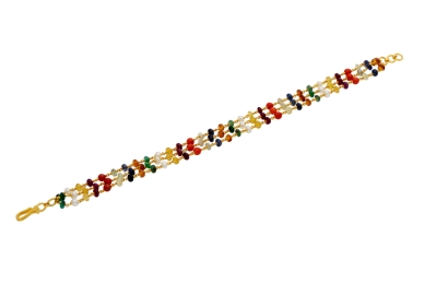 Navratan Beed Bracelet