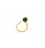 Twisted Emerald Nose Pin