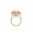 Pearl & Diamonds Statement Finger Ring