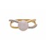 Pearl & Diamonds Gold Finger Ring