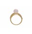 Pearl & Diamonds Gold Finger Ring