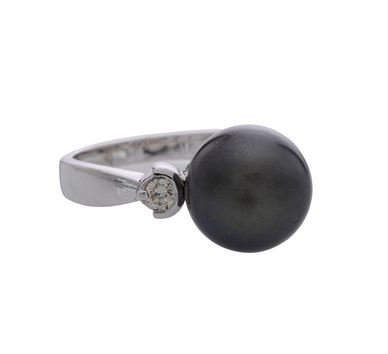 Pearl & Diamonds Finger Ring