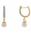 Pearl & Diamond Baali Earrings