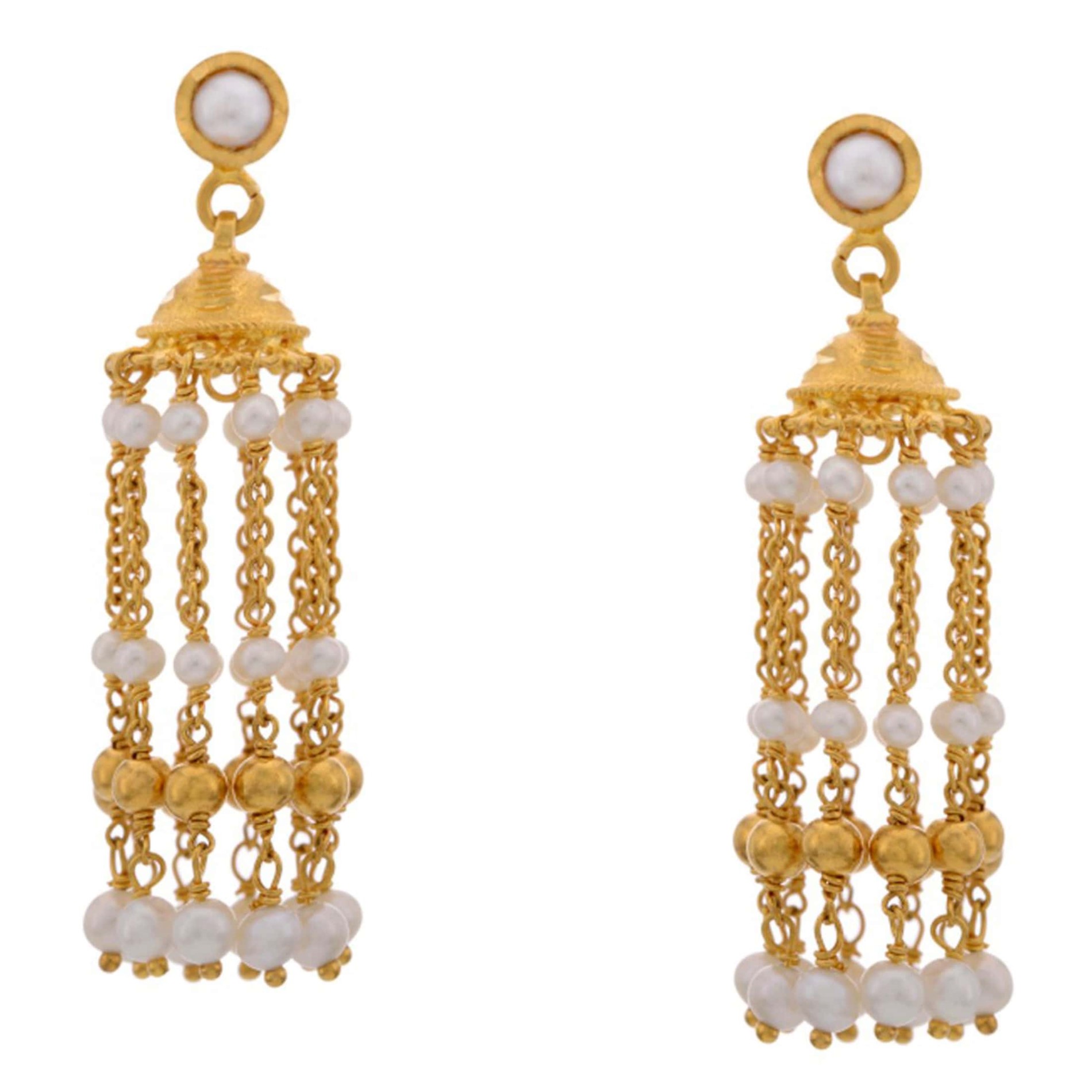 Buy Pearls Jhumkas online