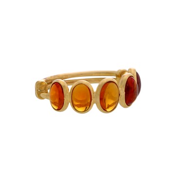 Garnet Stone Finger Ring