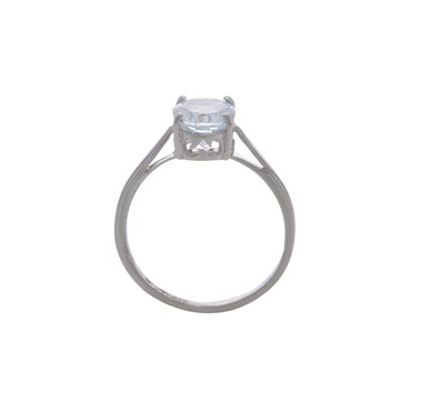 Aquamarine Stone Finger Ring