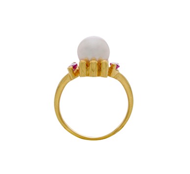 Pearl & Ruby Finger ring