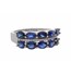 Blue Sapphire & Diamonds Finger Ring