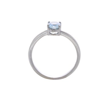 Aquamarine Stone Finger Ring