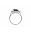 Blue Sapphire & Diamonds Finger ring