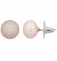 Pink Pearl Stud Earrings