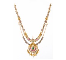 Buy Kanti Diamond Necklace in Gold Online | Krishna Jewellers