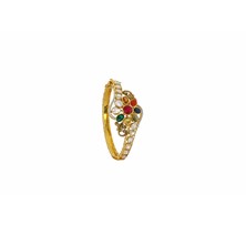 Gold Navaratna Bracelet