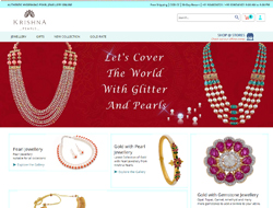 Krishna Pearls Website